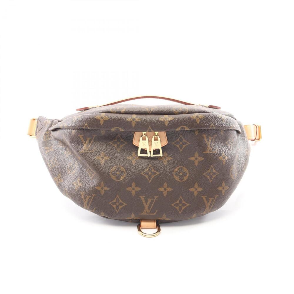 Louis Vuitton Bumbag Waist Bag Body Canvas Leather Monogram Brown